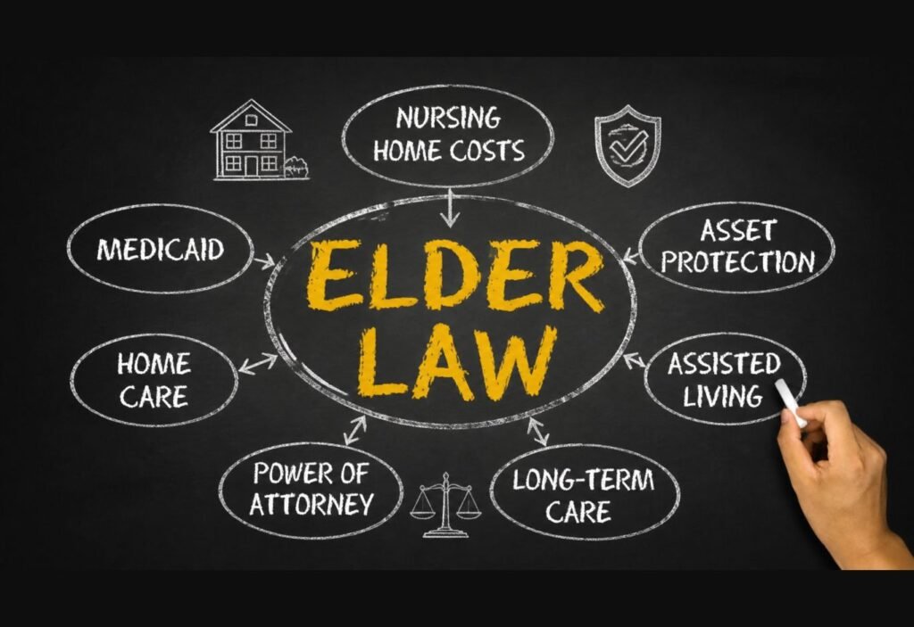 Elder law topics: Medicaid, nursing home costs, asset protection, home care, power of attorney, and long-term care